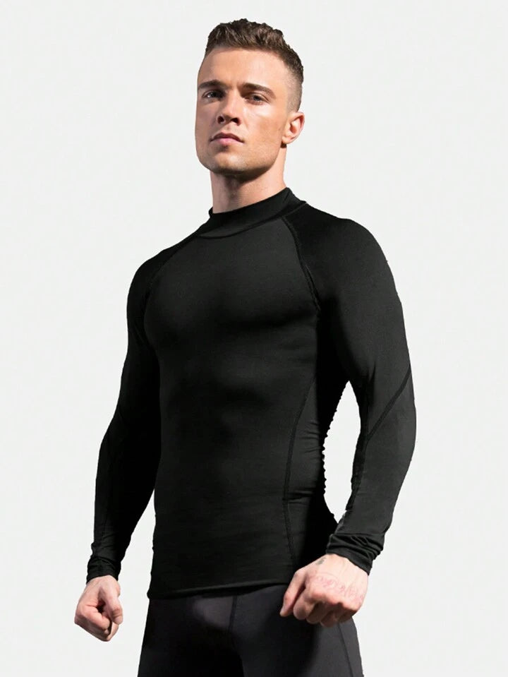 Quick Dry Compression Long Sleeve Sports T-Shirt Gym Clothes Men Basic Estella's Lingerie, Inc. Quick Dry Compression Long Sleeve Sports T-Shirt Gym Clothes Men Basic Estella's Lingerie, Inc.