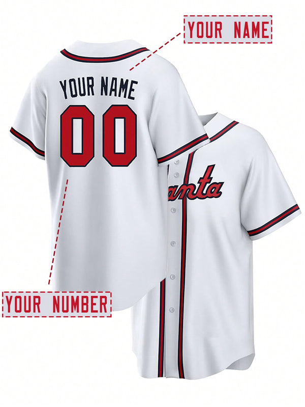 Customized Name And Number Men's Embroidery Baseball Jersey