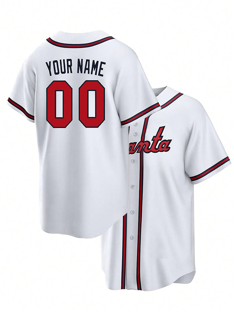 Customized Name And Number Men's Embroidery Baseball Jersey