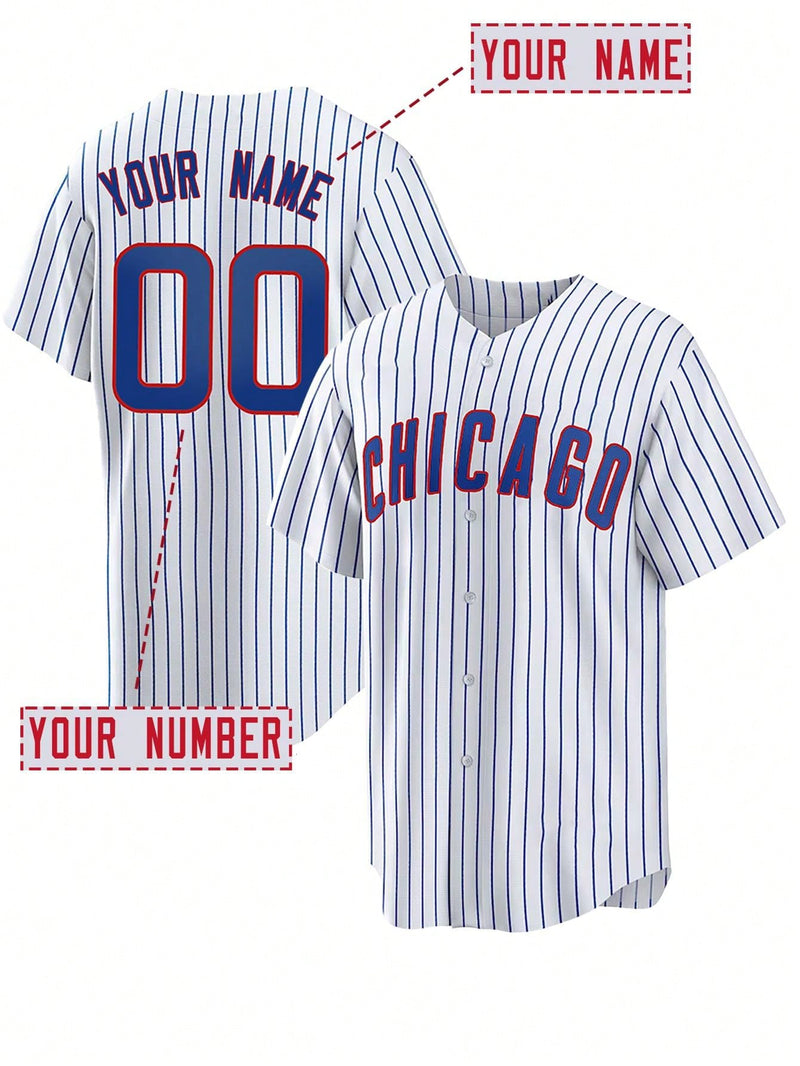 Customized Name And Number Men's Embroidery Baseball Jersey