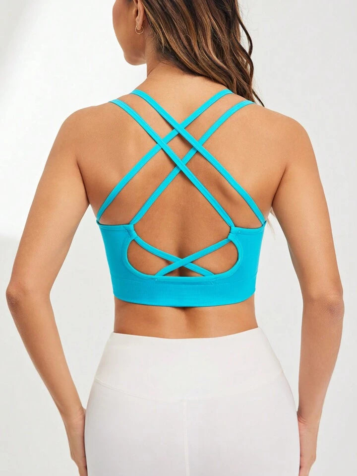 Estella’s Seamless Cross Back Sports Bra