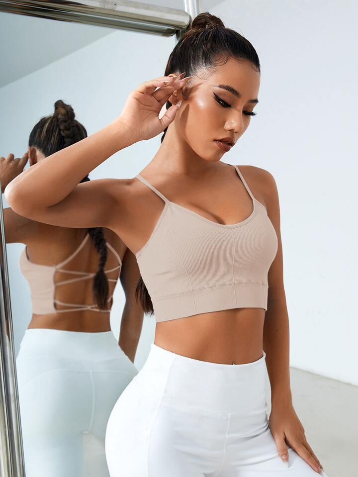 Estella’s Crisscross Back Sports Bra