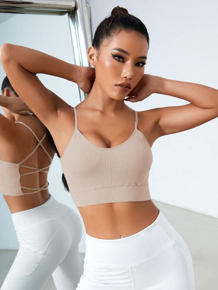 Estella’s Crisscross Back Sports Bra