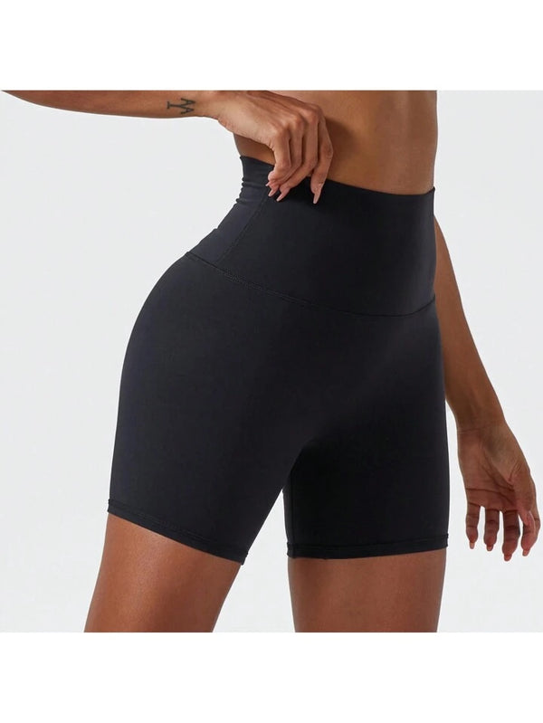 Estella’s High Elasticity Yoga Shorts, Cycling Shorts, Suitable For Running, Fitness, Cycling And Other Sports, Women Breathable Slim Shorts