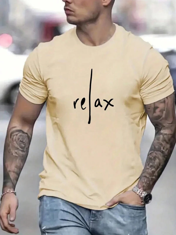 Men Letter Graphic Tee